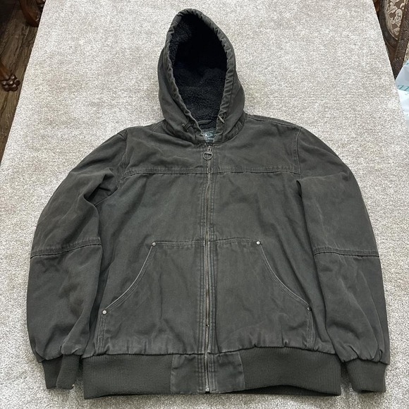G.H. Bass & Co. Other - G.H. Bass & Co. Full-Zip Hooded Jacket Large Carhartt Style Workwear
